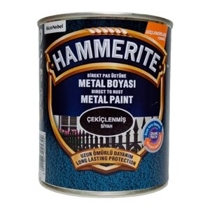 Краска для металла HAMMERITE молотковая черная 750 мл import