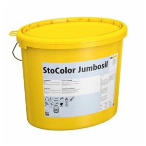 Краска силиконовая Sto StoColor Jumbosil матовая белый 21.75 кг