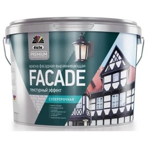 Краска стирол-акрилатная Dufa Premium Facade глубокоматовая белый 9 л 14 кг