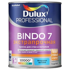 Краска водно-дисперсионная Dulux Professional Bindo 7 матовая белый 1 л