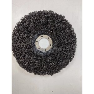 Круг-диск шлифовальный коралловый зачистной для УШМ 125х22 черный (набор из 3 штук)