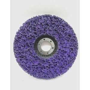 Круг шлифовальный синтетический фибровый фиолетовый (10/100) PURPLE HARD (жесткий) Зерно - карбид кремния