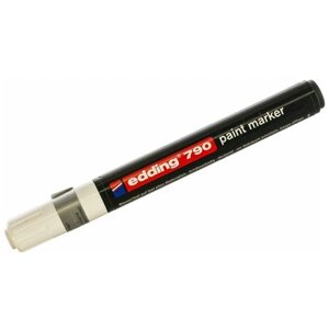 Лаковый маркер, белый, круглый наконечник 2-3мм Edding E-790-49