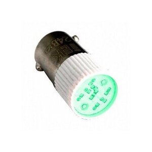Лампа сменная зеленая матрица/230В | код. BMS10-230-K06 | IEK (5шт. в упак.)