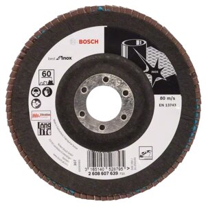 Лепестковый диск BOSCH Best for Inox 2608607639, 1 шт.