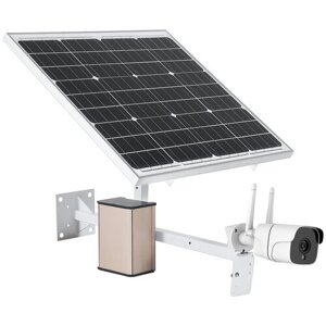 Link Solar NC210G-60W-40AH - Комплект 3G/4G камеры на солнечных батареях, камера уличная для солнечных батарей в подарочной упаковке