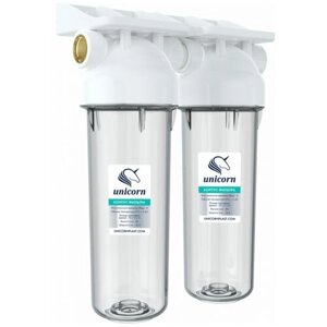 Магистральный фильтр для холодной воды Unicorn KSBP Duo 3/4 10"PS1010/2шт