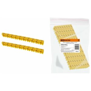 Маркер наборный - символ "L" желтый 1,5 мм2 (150 шт.) TDM Electric (SQ0534-0012)