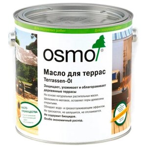 Масло OSMO Terrassen-l, 021 Масло для террас Дуб мореный, 2.5 л, 2 шт.