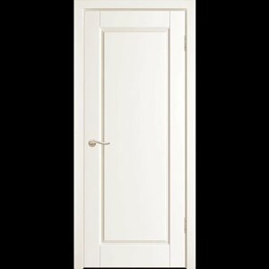 Межкомнатная дверь (дверное полотно) WanMark Скай-1 / ПГ ваниль эмаль 80х200