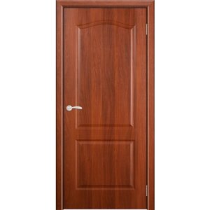 Межкомнатная дверь Классик, Ламинированное покрытие, Глухая, толщина полотна 37мм, 2000х600мм Итальянский орех