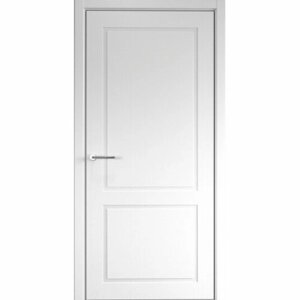Межкомнатная дверь (комплект) Albero НеоКлассика-2 покрытие Эмаль / ПГ Белая 70х200