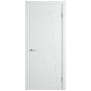Межкомнатная дверь (коробка, наличники) Flitta Polar 600х1900 мм