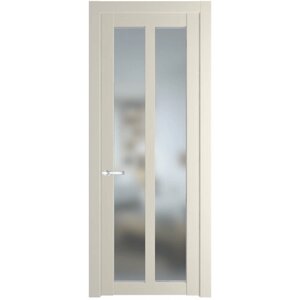 Межкомнатная дверь Profil Doors 1.7.2/2.7.2 PD со стеклом кремовая магнолия