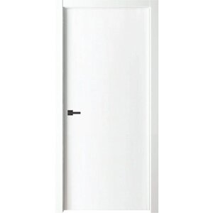 Межкомнатная дверь ВДК Line, Цвет белый, 800х2000 мм ( комплект: полотно + коробочный брус + наличники )