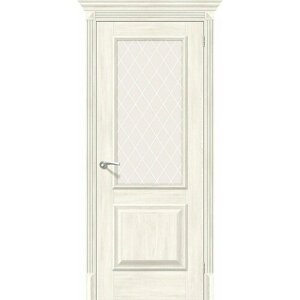 Межкомнатные двери Bravo Эко Шпон Classic Классико-13 Nordic Oak White Сrystal
