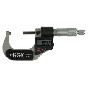 Микрометр RGK MC-50 серебристый/черный