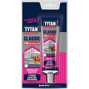 Монтажный клей Tytan Professional CLASSIC FIX, 100 мл 0.1 л тюбик