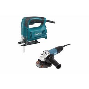 Набор инструмета Makita DK0122 УШМ GA5030 + лобзик 4326