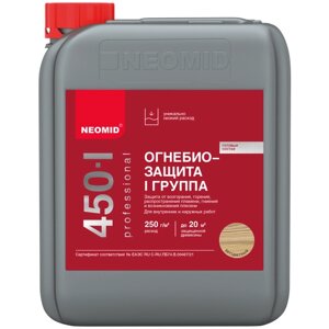 NEOMID огнебиозащита PROTECT 450-1 Professional, 30 кг, бесцветный