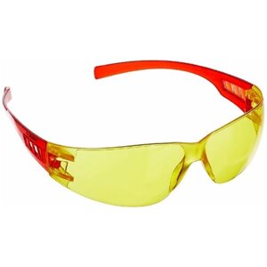 Облегченные желтые защитные очки ЗУБР мастер широкая монолинза, открытого типа,z01 (110326_z01)
