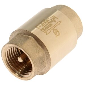Обратный клапан Сантехнический клапан Aqualink 02239 муфтовый (ВР/ВР), латунь Ду 15 (1/2"
