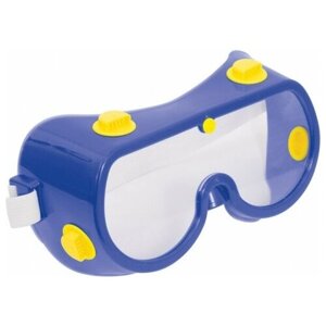 Очки защитные "Профи" синие HANS (линзы поликарбонат, эластичная лента) с непрямой вентиляцией