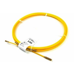 OlmiOn Протяжка для кабеля мини УЗК d=4,5 мм L=5 м в бухте, желтый СП-Б-4,5/5
