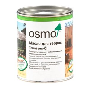 OSMO Масло Осмо для террас Osmo Terrassen-le 0,75 л. 009 Масло для лиственницы Натуральный тон