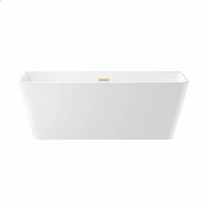 Отдельностоящая ванна акриловая 168 х 80 см Wellsee Graceful Pro 230903004 в наборе 4 в 1: ванна белый глянец, ножки, экран, слив-перелив