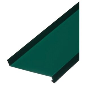 Отлив для окон и фундамента металлический Ral 6005 (зелёный мох) глубина 300 мм. длина 2000 мм.