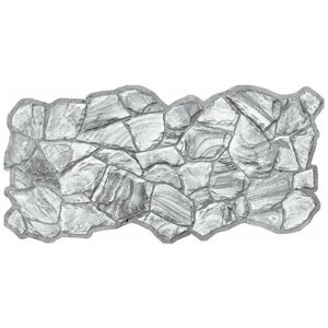 Панель ПВХ "Камни Песчаник графитовый" 980х480 в количестве 10 штук (4,7м2)