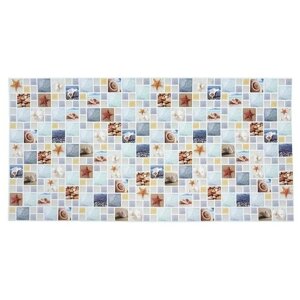 Панель ПВХ листовая Мозаика Лагуна Арт камень 955*480 мм, пвх панели для стен декоративные
