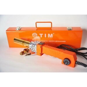 Паяльник для ППР труб и фитингов TIM (WM-05), 800 Вт, размер насадок 16-32 мм. трубчатый