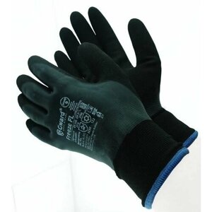 Перчатки GWARD FREEZE FL черные утепленные 2-х слойные со вспененн. латекс. покрытием 10 XL