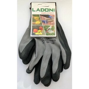 Перчатки Ladoni с латексным обливом вспененным DOLONI 4153 | цена за 1 шт