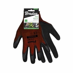 Перчатки рабочие bradas FLASH GRIP RED FULL размер XL (XL)