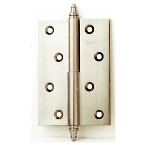 Петля дверная разъемная Archie A010-D 100X70X3-2H R, бел. никель, с короной, правая, 1шт