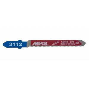 Пилка для лобзика по тонколистовым металлам MP. S 3112, 50/75*1.2 мм, фигурный чистый рез (5 шт.)
