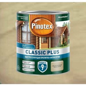 Pinotex Classic plus 3в1 пропитка-антисептик, 2.5л, ель натуральная