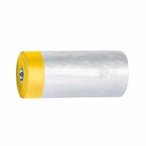 Пленка защитная с желтой малярной лентой Storch Premium CQ Folie Das Robuste 486955 (55см*25м)