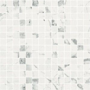Плитка Италон Charme Deluxe Invisible White Mosaico Split Cer 30x30 620110000121 мрамор гладкая, глянцевая морозостойкая