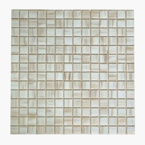Плитка мозаика MIRO (серия Aurum №17), стеклянная плитка мозаика для ванной комнаты, для душевой, для фартука на кухне, 2 шт.