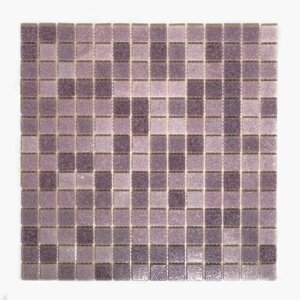 Плитка мозаика MIRO (серия Einsteinium №307), стеклянная плитка мозаика для ванной комнаты, для душевой, для фартука на кухне, 4 шт.