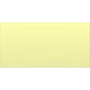 Плитка настенная Aquarelle желтая 20х40 матовая, моноколор
