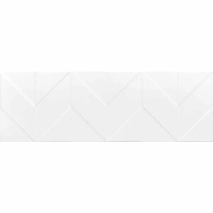 Плитка настенная Keramin (Керамин) Танага 7Д белый 25х75 см (1.69 м2)