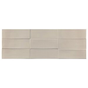 Плитка Porcelanosa Retro Studio Taupe 31.6x90 P3470900 орнамент гладкая, глянцевая изностойкая