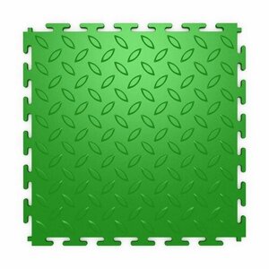 Плитка ПВХ модульная на пол LT mini green Diamond PVC 250X250X5мм 43 класс