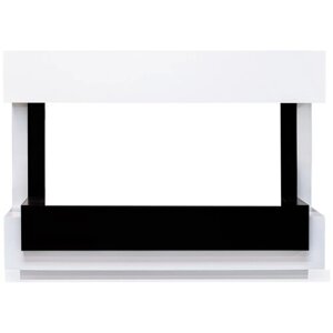 Портал Royal Flame Cube 36 шпон белый с черным