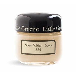 Пробник краски в/э акриловой Little Greene, цвет №331, SILENT WHITE DEEP, 60мл